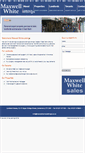 Mobile Screenshot of maxwellwhitelettings.co.uk